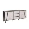 Beliani Sideboard BLACKPOOL - Grijs Spaanplaat