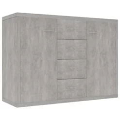 VidaXL Dressoir 88x30x65 Cm Spaanplaat Betongrijs
