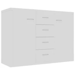 VidaXL Dressoir 88x30x65 Cm Spaanplaat Wit