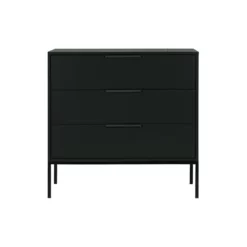 WOOOD Adam Ladekast - Grenen - Zwart - 93x94x52