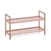 Zeller Schoenenrek - Bamboe - 2-laags - 70 X 26 X 40 Cm