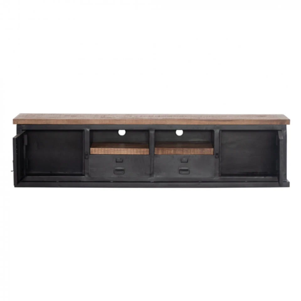 Giga Meubel Tv-meubel Mangohout - 200x40x50 - Jake - Afbeelding 2