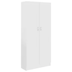 VidaXL Boekenkast 82,5x30,5x185,5 Cm Spaanplaat Wit