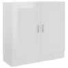 VidaXL Boekenkast 82,5x30,5x80 Cm Spaanplaat Hoogglans Wit