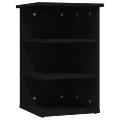 VidaXL Bijzetkast 35x35x55 Cm Spaanplaat Zwart