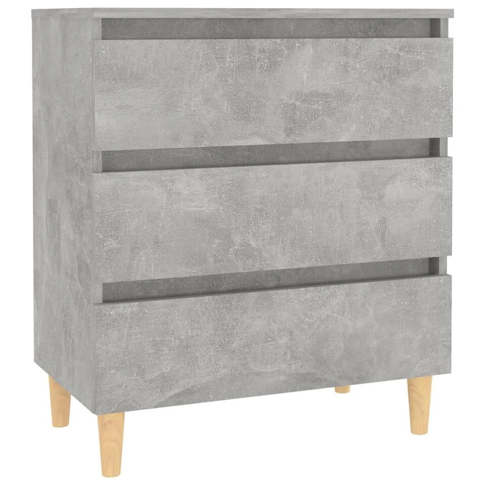 VidaXL Dressoir 60x35x69 Cm Spaanplaat Betongrijs