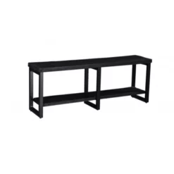 Giga Meubel Tv-meubel Zwart Hout - 160x40x60cm - Pure Black