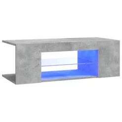 VidaXL Tv-meubel Met LED-verlichting 90x39x30 Cm Betongrijs