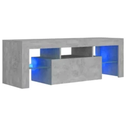 VidaXL Tv-meubel Met LED-verlichting 120x35x40 Cm Betongrijs