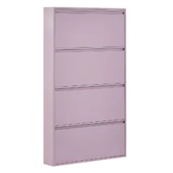 Beliani Commode TORRENS - Paars Staal