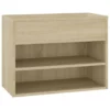 VidaXL Schoenenbank 60x30x45 Cm Spaanplaat Sonoma Eikenkleurig