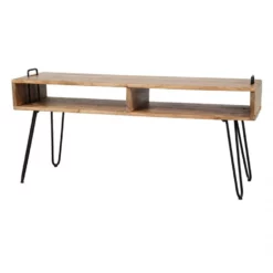 Giga Meubel Tv Meubel Acaciahout - Naturel - 110x35x45cm - Kast Quadro