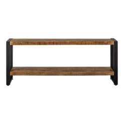 TV Meubel Montana 150cm - Mangohout - Bruin - Rechthoekig