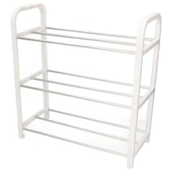 Arte R Schoenenrek - Wit - Metaal En Kunststof - 3-laags - 40 Cm
