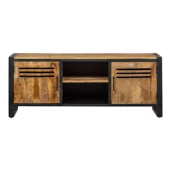 TV Meubel Henderson 150cm - Mangohout - Bruin - Rechthoekig