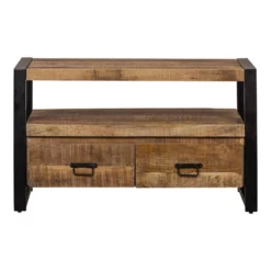 TV Meubel Fresno 120cm - Mangohout - Bruin - Rechthoekig