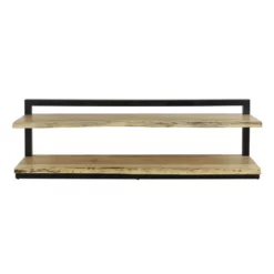 Giga Meubel Tv-Meubel Acaciahout - 180x55x30cm - Open - Kast Edge