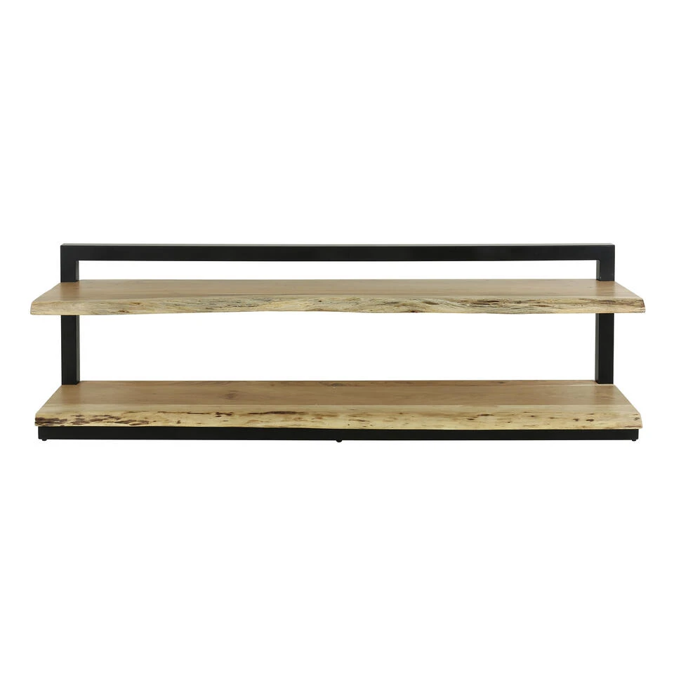 Giga Meubel Tv-Meubel Acaciahout - 180x55x30cm - Open - Kast Edge