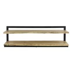 Industrieel TV-Meubel Molly Acaciahout - 180x180x55 Cm - Hout - Bruin