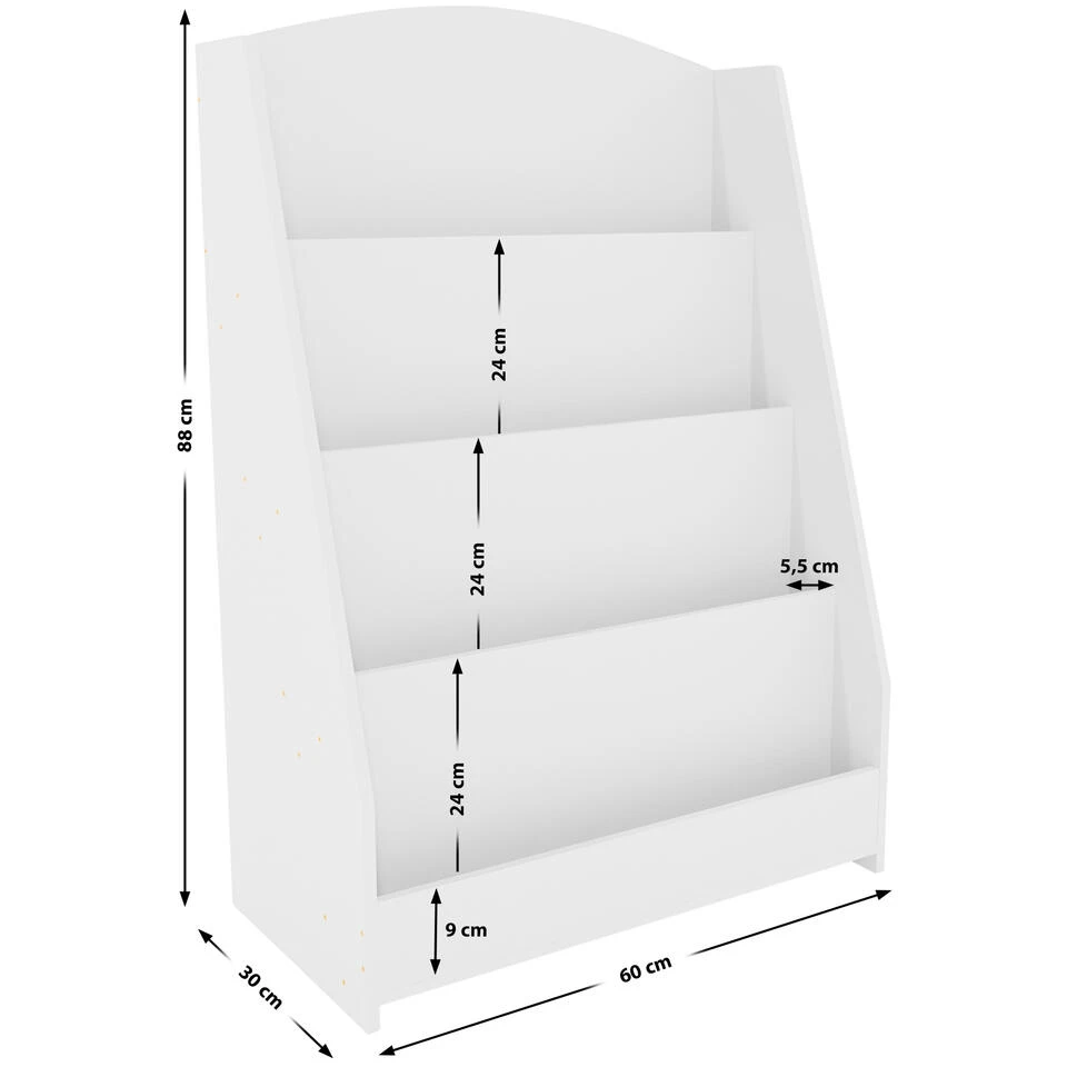 CLP Boekenkast Melfa 60 Cm - Afbeelding 3