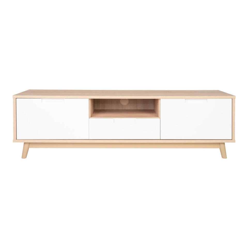 Giga Meubel Tv-Meubel Wit - MDF - 150x38x46cm - Kast Copenhagen - Afbeelding 3