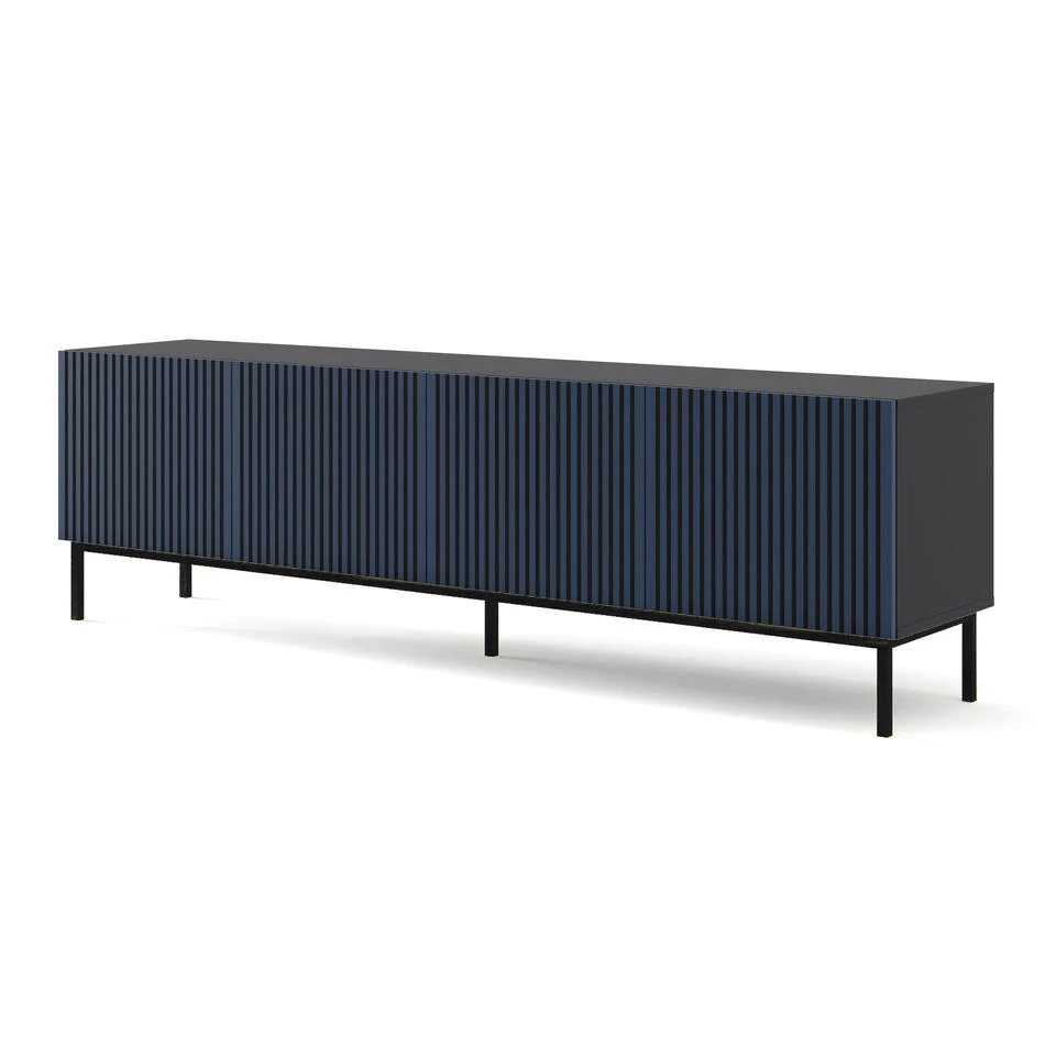 TV Meubel Ravenna F Painted MDF 58x200x42 Blauw