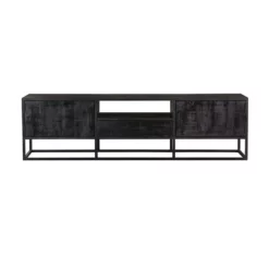 Furndea Morada Tv Meubel Industrieel Zwart - 45x145x50 Cm