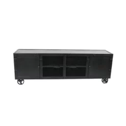 Cavetown Tv Meubel Industrieel Brooklyn Met Wielen - 40x240x60 Cm