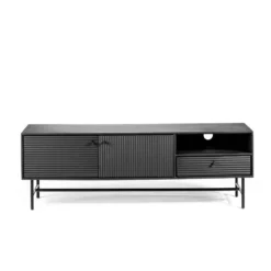 Bina Tv-meubel 150cm - Hout - Zwart