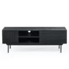 Kaplan Tv-meubel 140cm - Hout - Zwart