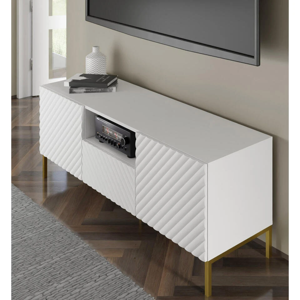 TV Meubel SURF 56x150x42 Wit - Afbeelding 3