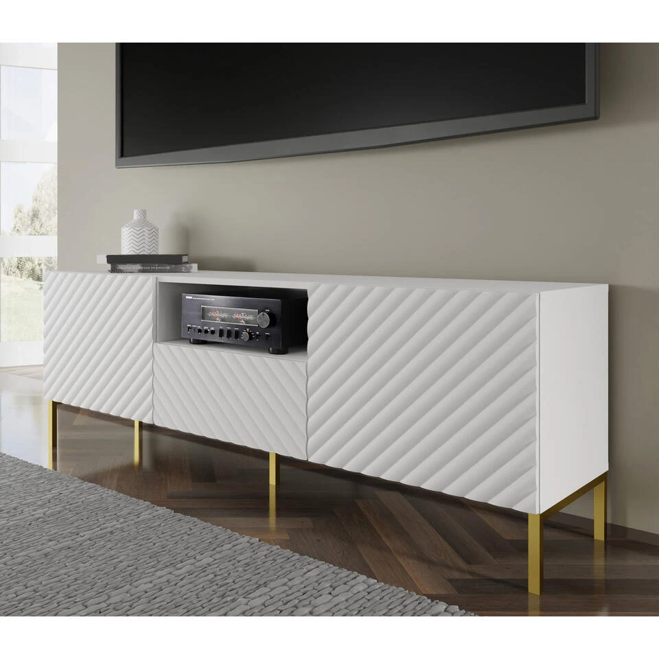 TV Meubel SURF 56x150x42 Wit - Afbeelding 4