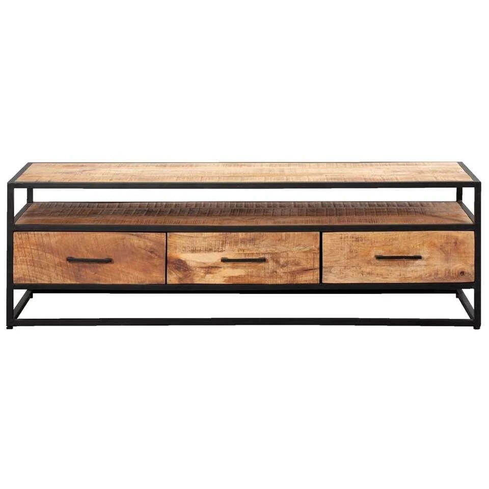 Tv-dressoir Logan - Mangohout - 48x150x45 Cm