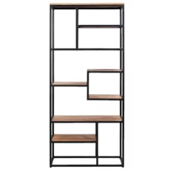 Wandmeubel Logan - Mangohout - 180x80x40 Cm