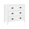 Beliani Commode DONOVAN - Wit Spaanplaat