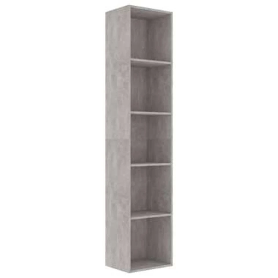 VidaXL Boekenkast 40x30x189 Cm Spaanplaat Betongrijs