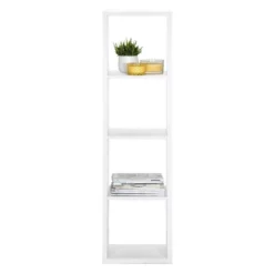 Boekenkast Parijs 4 - Wit - 141x39x33 Cm