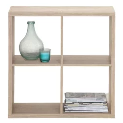 Boekenkast Parijs 2 - Eikenkleur - 73x73x33 Cm