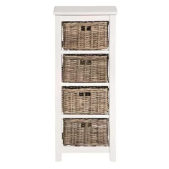 Ladekast Valerie 4 Lades - Off-white - 93x39x33 Cm