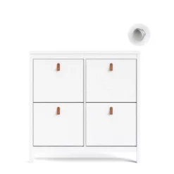 Schoenenkast Madeira - Wit - 103x102x25 Cm