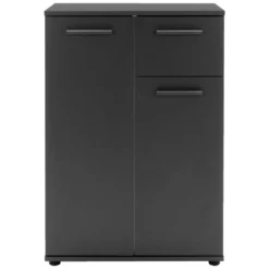 Kast Praag - Antraciet - 85x60x35 Cm