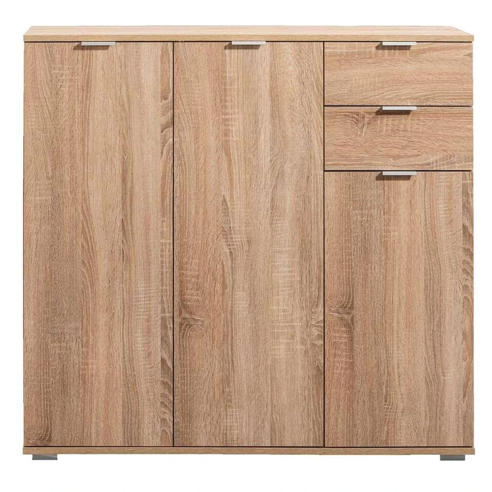 Kast Alaska - Eikenkleur - 101x107x35 Cm