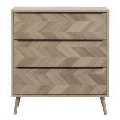 Ladekast Lusk - Eikenkleur - 87x80x39 Cm