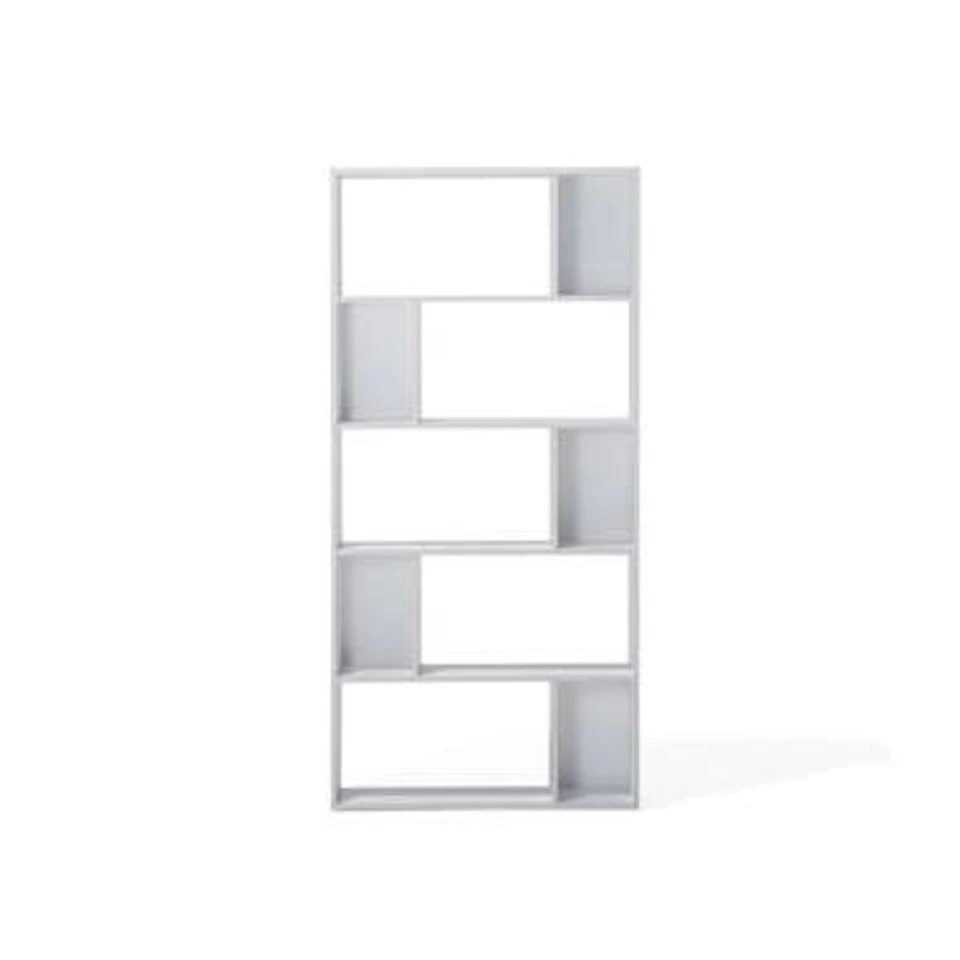 Beliani Boekenkast ORILLA - Wit Mdf - Afbeelding 4