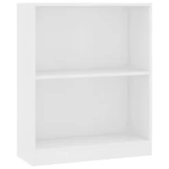 VidaXL Boekenkast 60x24x74,5 Cm Bewerkt Hout Wit