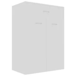VidaXL Schoenenkast 60x35x84 Cm Bewerkt Hout Wit