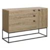 Beliani Sideboard ARIETTA - Lichte Houtkleur Vezelplaat