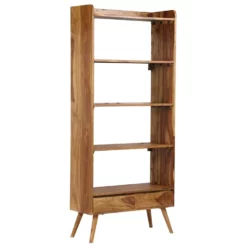 VidaXL Boekenkast 75x30x170 Cm Massief Sheeshamhout