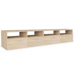 VidaXL Tv-kasten 95x35x36 Cm Spaanplaat Eikenkleurig 2 St