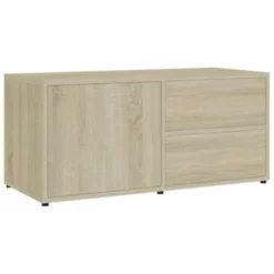 VidaXL Tv-meubel 80x34x36 Cm Spaanplaat Sonoma Eikenkleurig